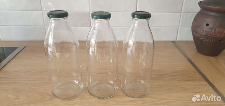 Бутылка стеклянная