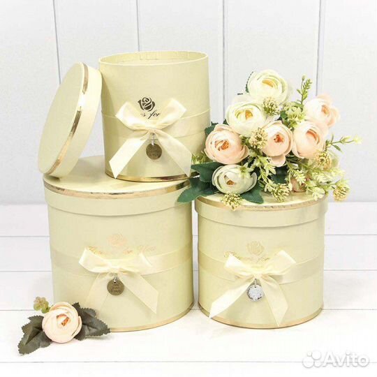 Шляпные коробки для цветов