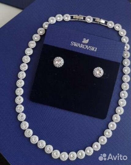 Колье серьги Swarovski