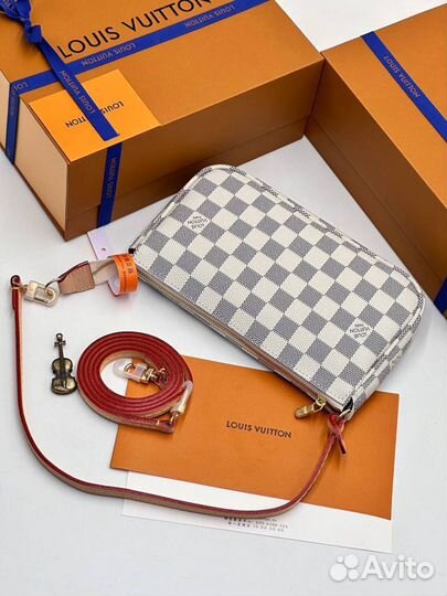 Сумка женская louis vuitton белая