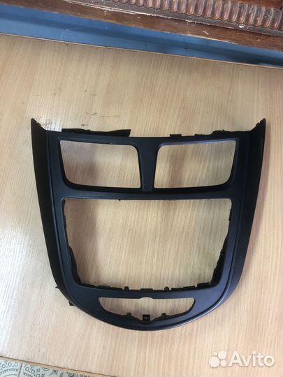 Рамка для магнитолы hyundai solaris