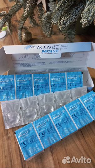 Линзы контактные acuvue moist -8.5