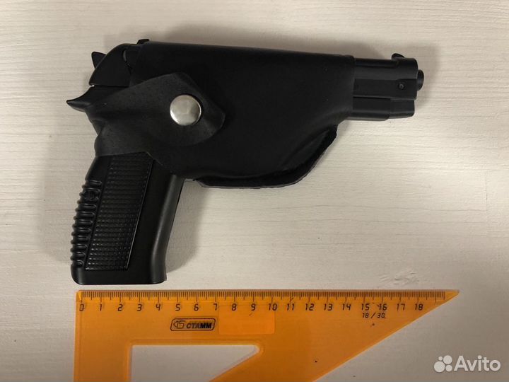 Зажигалка пистолет Кольт с кобурой (металл)