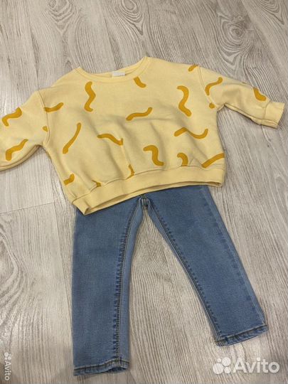 Вещи на девочку zara H&M 92