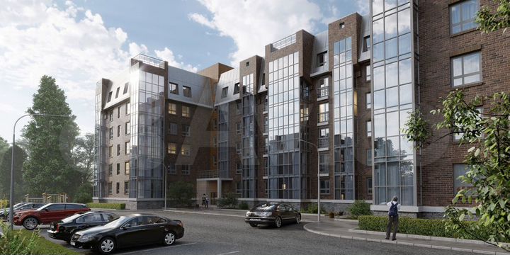3-к. квартира, 71,1 м², 2/6 эт.