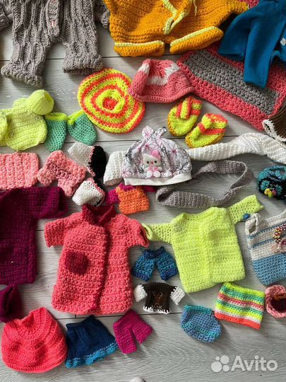 Вязаные вещи на куклу