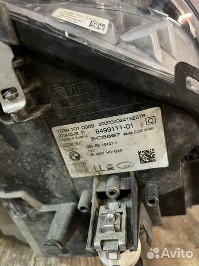 Bmw 520d xdrive передняя левая фара