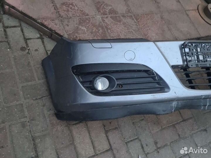 Опель астра н передний бампер