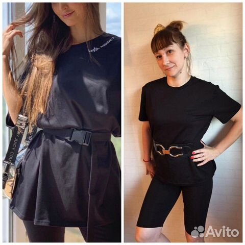 Футболка и велосипедки