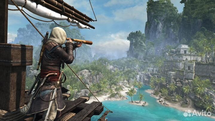 Assassins Creed IV Black Flag, б/у (Xbox ONE)