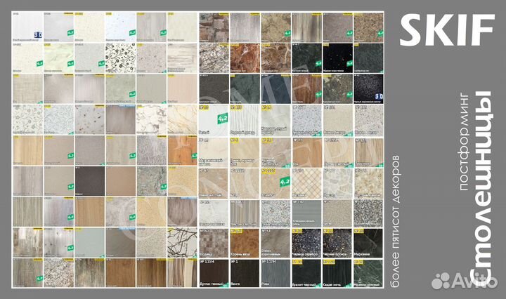 Замена плёнки фасадов кухни Установка подсветки