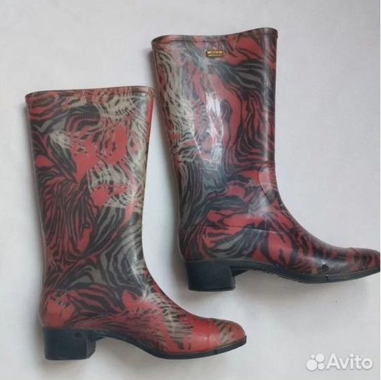 Резиновые сапоги женские высокие 38