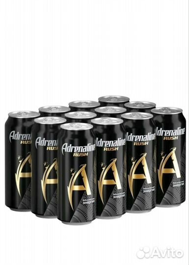 Энергетические напитки Adrenaline rush