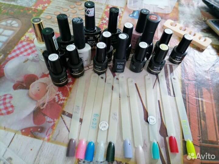 Набор для наращивания ногтей бу