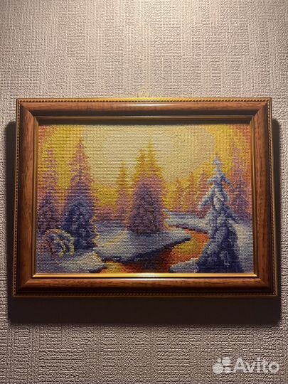 Квртина вышивка на подарок