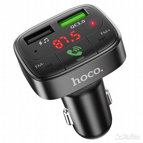 FM модулятор hoco Е59 QC3.0 bluetooth