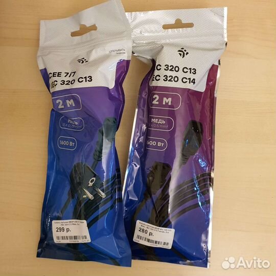 Кабели питания для пк