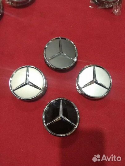 Mercedes-Benz колпачки на литые диски разных цвето