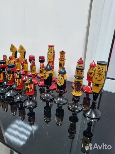 Матрешки-шахматы, Фигурки-32 шт. (без доски)