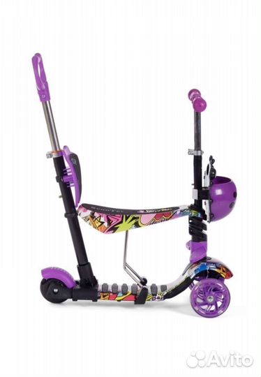 Детский самокат трансформер