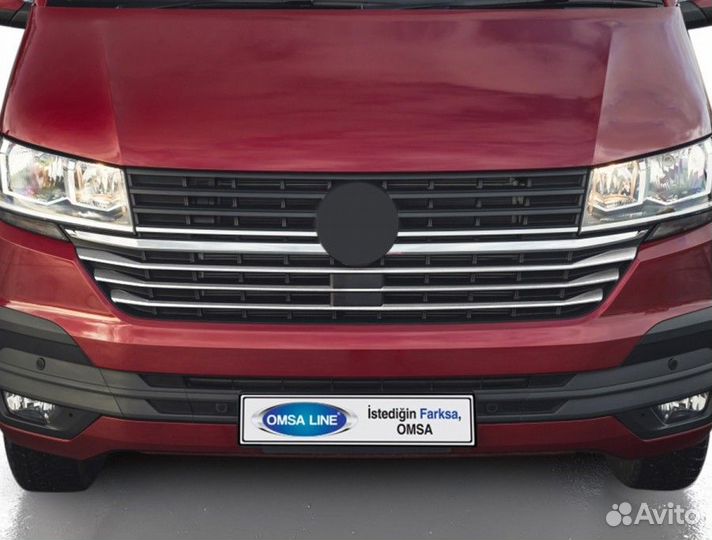 Накладки на нижнюю решетку радиатора VW T6 2020+