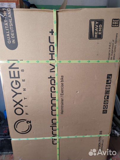 Велотренажер oxygen cardio concept iv hrc+