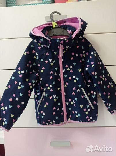 Куртка для девочки софтшел нм, на 2-3 года