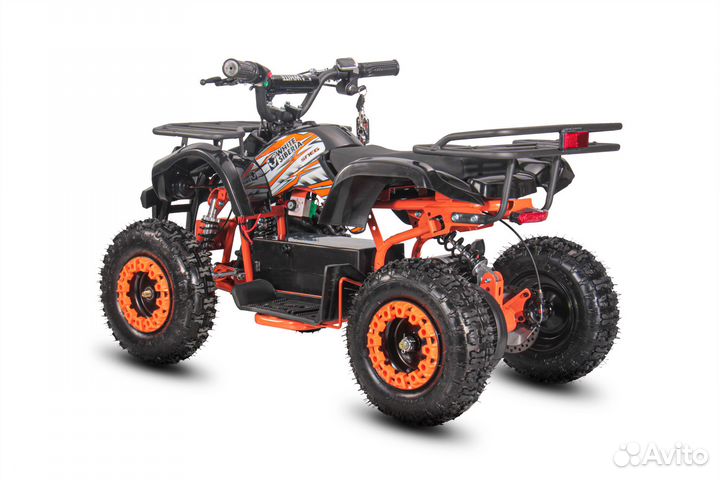 Электроквадроцикл sneg mini (orange) 1000W детский