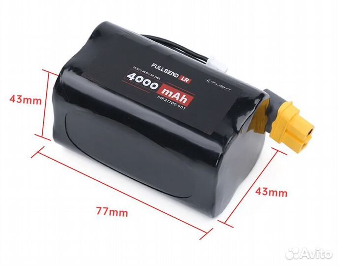 Аккумулятор Z-1450W-XT60 для дрона и очков FPV