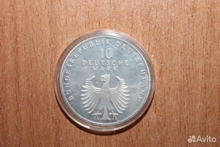 10 немецких марок серебро