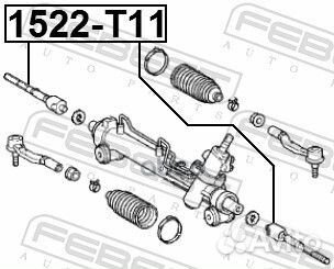 Тяга рулевая перед прав/лев 1522T11 Febest