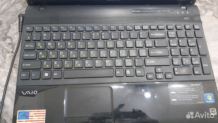 Ноутбук sony vaio
