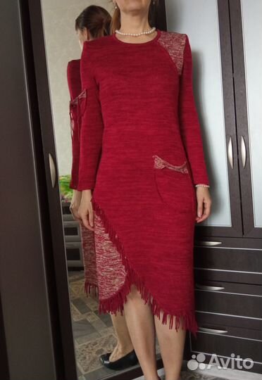 Платье теплое