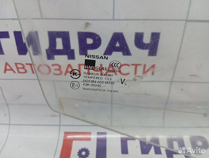 Стекло двери передней правой Nissan Almera Classic (B10) 80300-95F0A