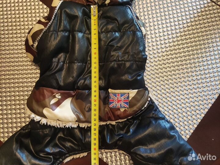 Комбинезон для собаки, зимний, 32-33см