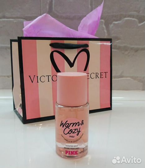 Спрей мист Victoria's Secret pink Warm Cozy 75 ml