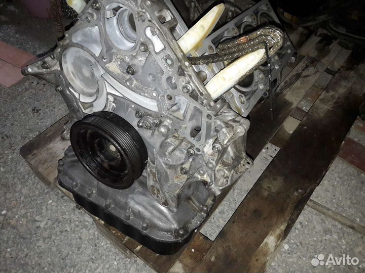 Блок цилиндров в сборе мотор мерседес OM272 3.5 ли