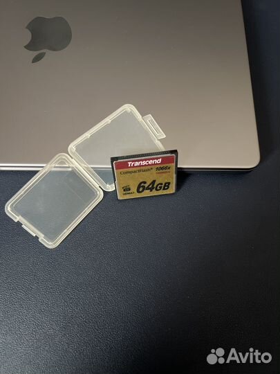 Карта памяти Compact Flash Transcend 64GB 1066x