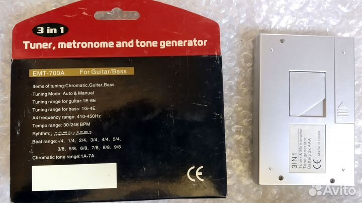 Гитарный тюнер Adamas EMT-700A