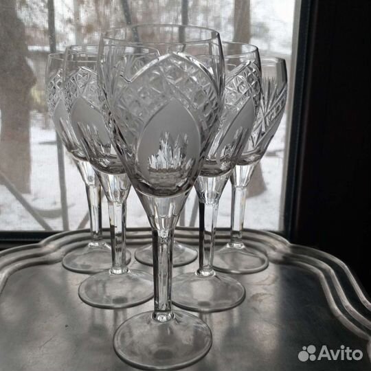 Фужеры хрусталь Чехия смотривсефото