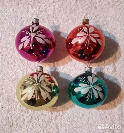 Елочные игрушки СССР