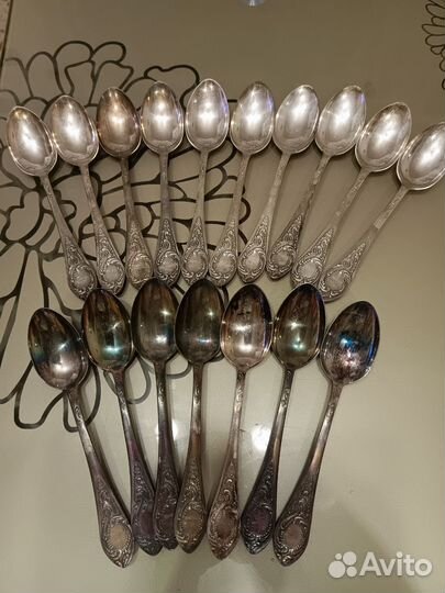 Мельхиоровые столовые приборы СССР