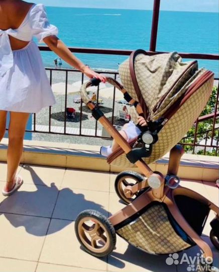 Прогулочная коляска Hot Mom 2в1