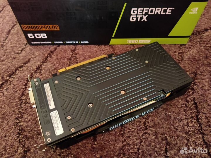 Palit RTX 1660 Super GamingPro идеальное состояние