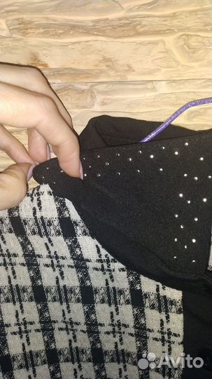 Твидовый жакет, бу 1 раз, полуокружность груди 60