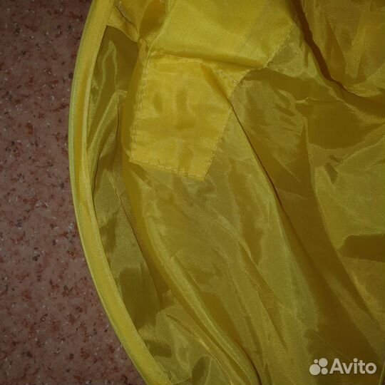 Накидка для стрижки малышей желтая