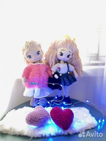 Кукла ручной работы с одеждой