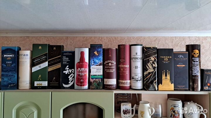 Коробки из под виски