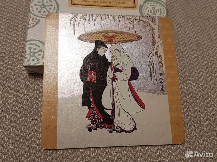 Набор подставок в стиле Укиё-э, Япония