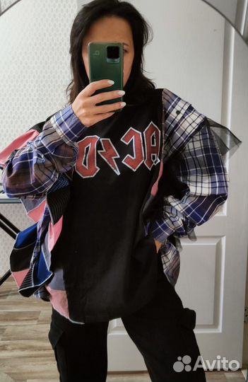 Рубашка пэчворк